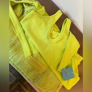 Mina Monroe Fancy Fringe Set {Citron}